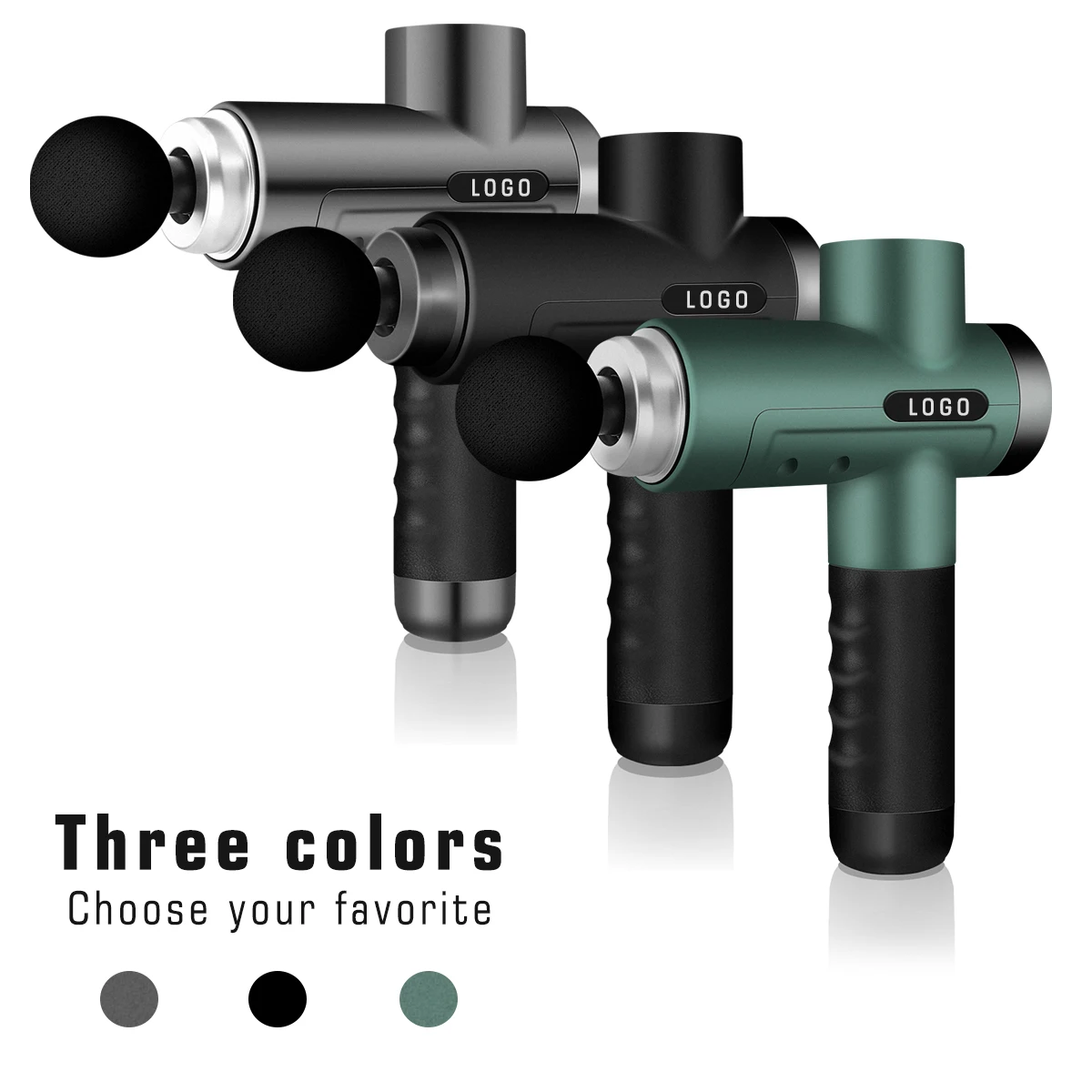 Cheap Hot Selling Hot & Cold Massager Products 8 Heads Portable Body  Deep Tissue Heat Muscle Massage Gun