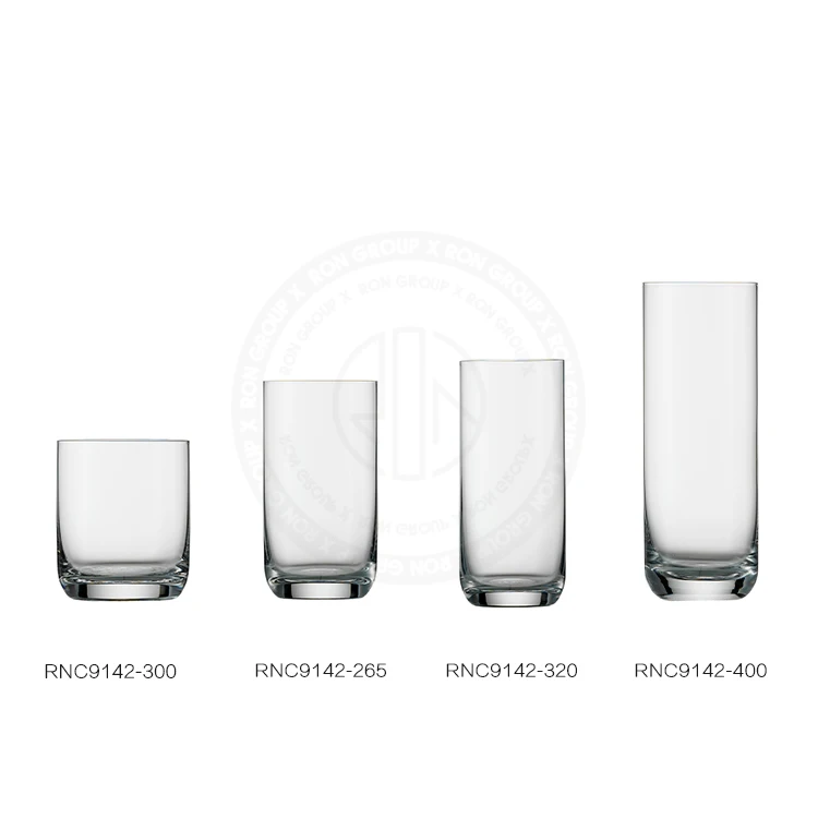 High-end Luxury Restaurant glassware Sets Transparent Water Cup Coffee Tea Glass Cups Manufacturers