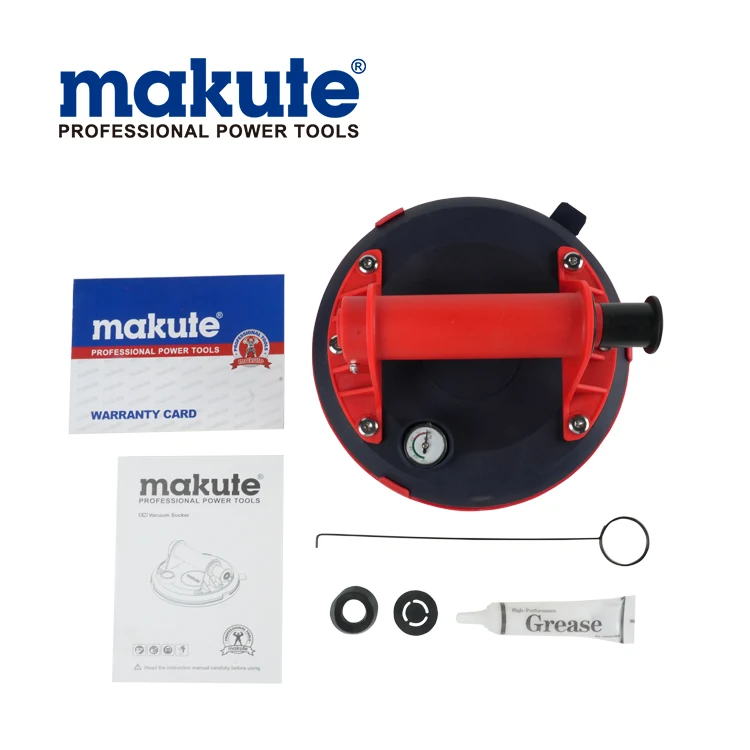 Makute 8 inch Powerful air pump vacuum sucker and manual tile rubber sucker VS1901