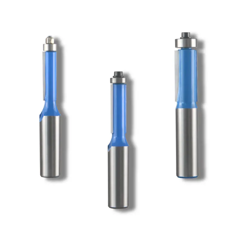 Flush Trim Router Bits Milling Cutter CNC Router Bits for Wood Solid Carbide End Mills Sharp and Wear Resistant
