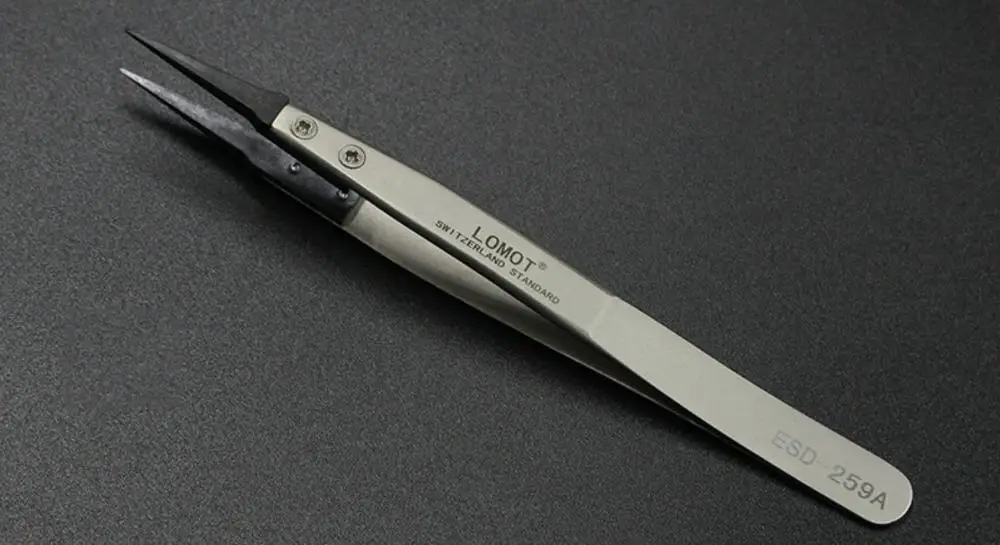 ESD-242 Exchange Tip Tweezer Electro Static Discharge Vetus Stainless Tweezers