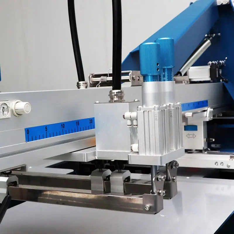 Automatic 8 colors screen print printer shirts oval screen printing machine