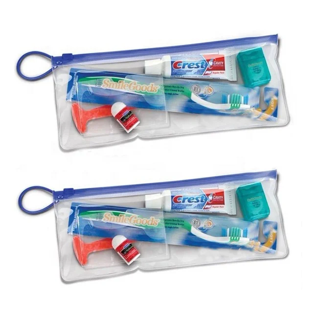 Складная виниловая зубная щетка с визитницей