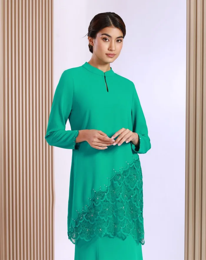 SIPO Eid Modest Wear Party Clothes Oem Muslim Women Baju Kurung Islamic Clothing Printed Sleeves Dress for Baju Kurung