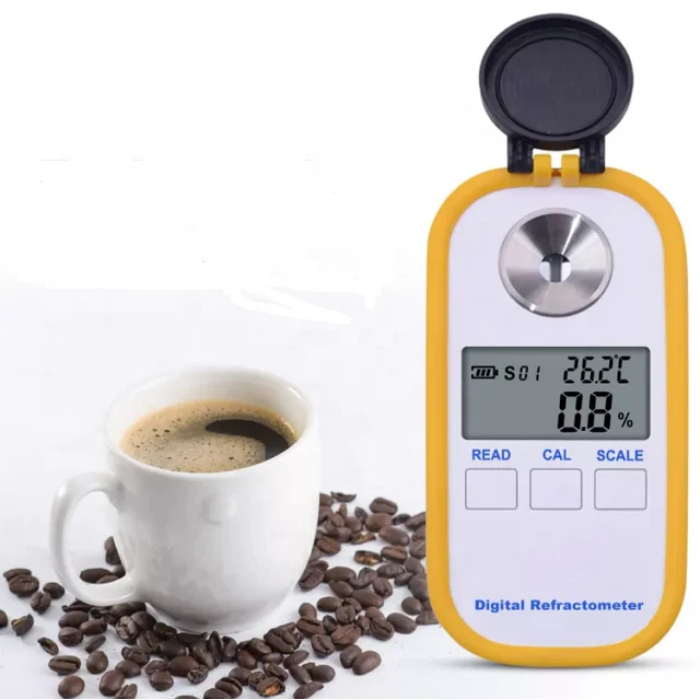 Digital coffee auto refractometer price 0 30% brix sugar drinks brix TDS meter.