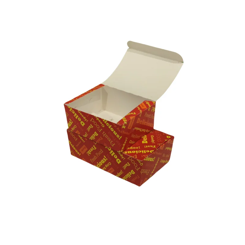 Economical  Elegant Lightly Customized White Cardboard Hot Sales White Cardboard Paper Snack Boxes