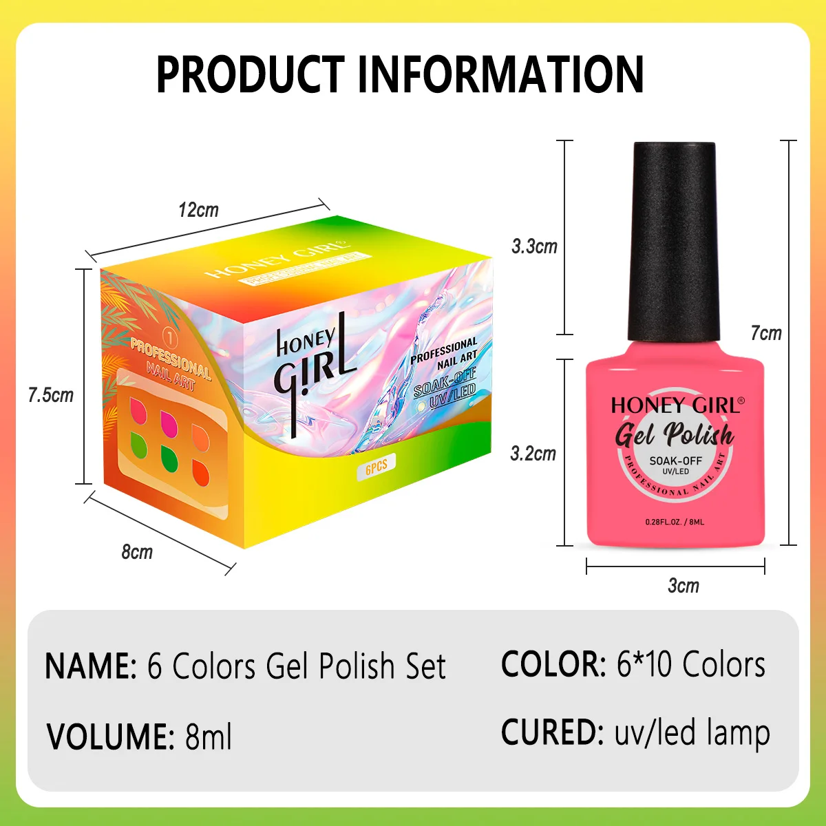 New Arrivals Nail Gel Set 60 Colors UV Gel Polish Set Wholesale 8Ml Soak Off Gel Nail Polish Set Free Sample