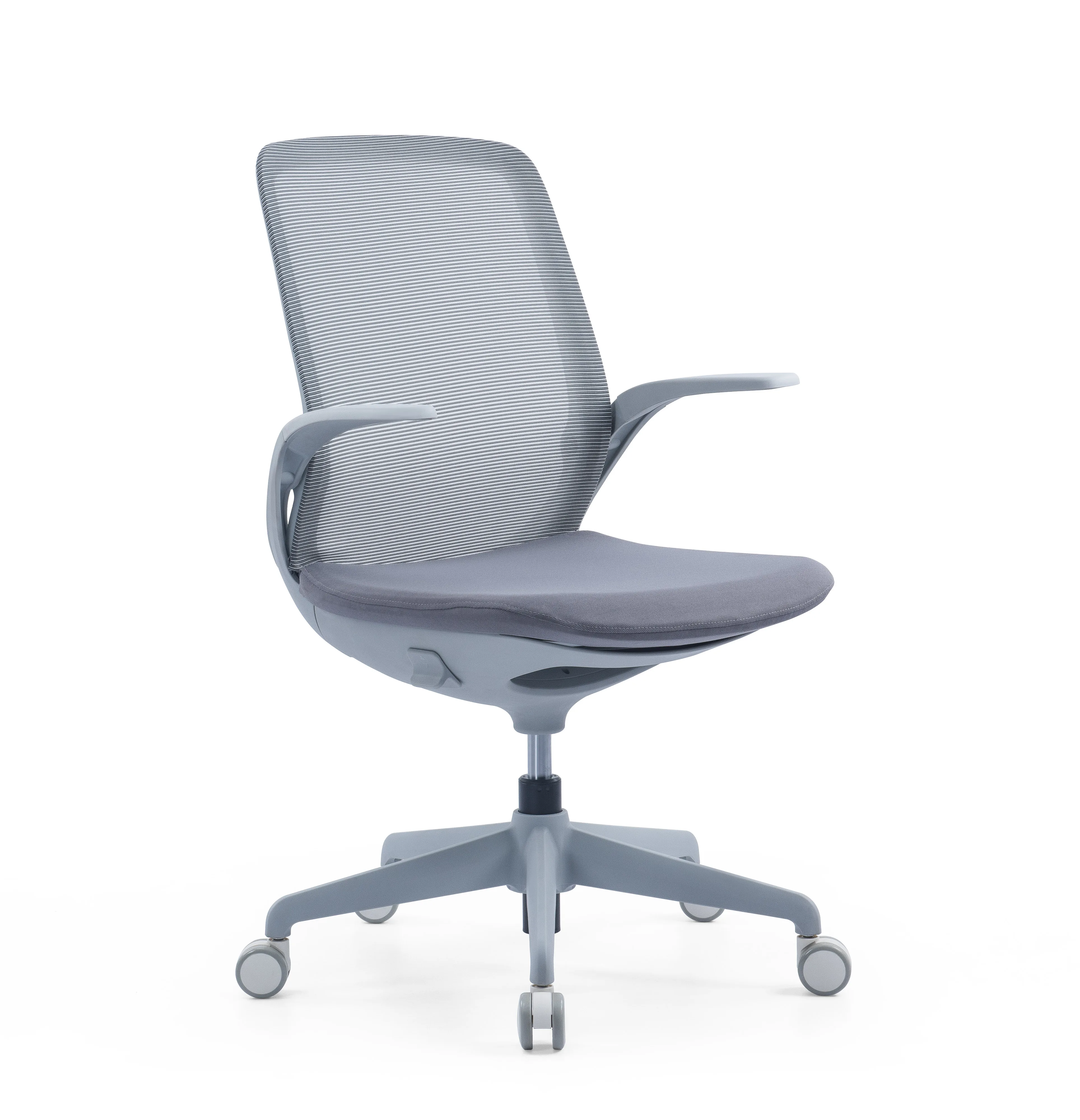 Latest simple design mechanism with seat slide function ergonomic mesh office staff chair