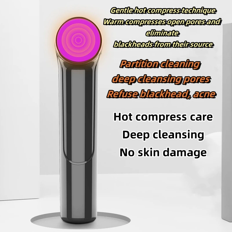 USB Beauty Machine Plastic Facial Cleansing Brush Vacuum Blackhead Remover Exfoliating Massaging Deep Pore Cleansing