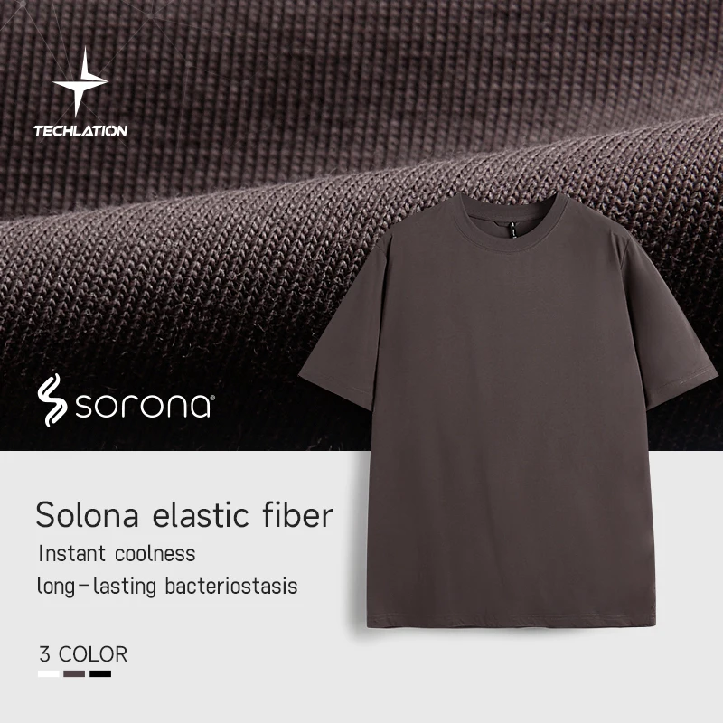 INFLATION&Sorona Summer Coolness mens white Tshirt cut and sew oversized tshirt unisex