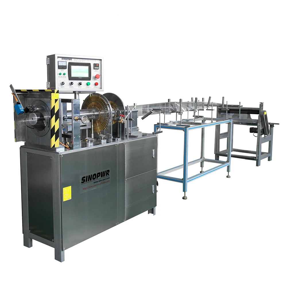 Automatic pvc sheet plastic welding machine cylinder pet tube forming machine