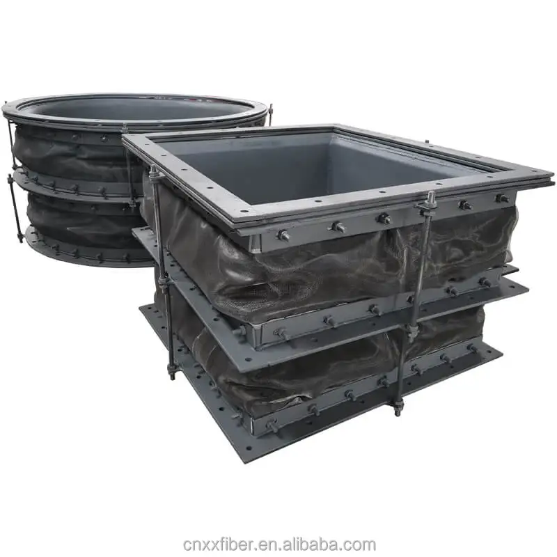 Chinese provider Boiler Flue Expansion Fabric Joint Coated Fiberglass Fabric Fan Soft Connection