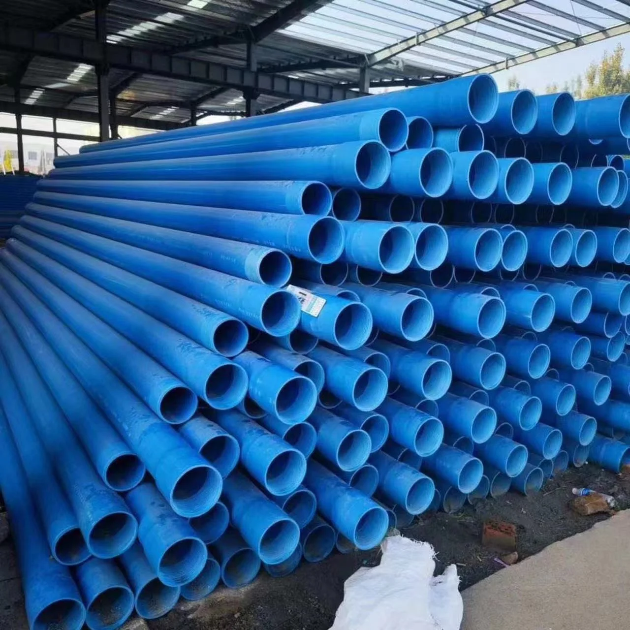 Large caliber 225mm 315mm PVC Well casing Pipes for Water Drilling/Water Borehole