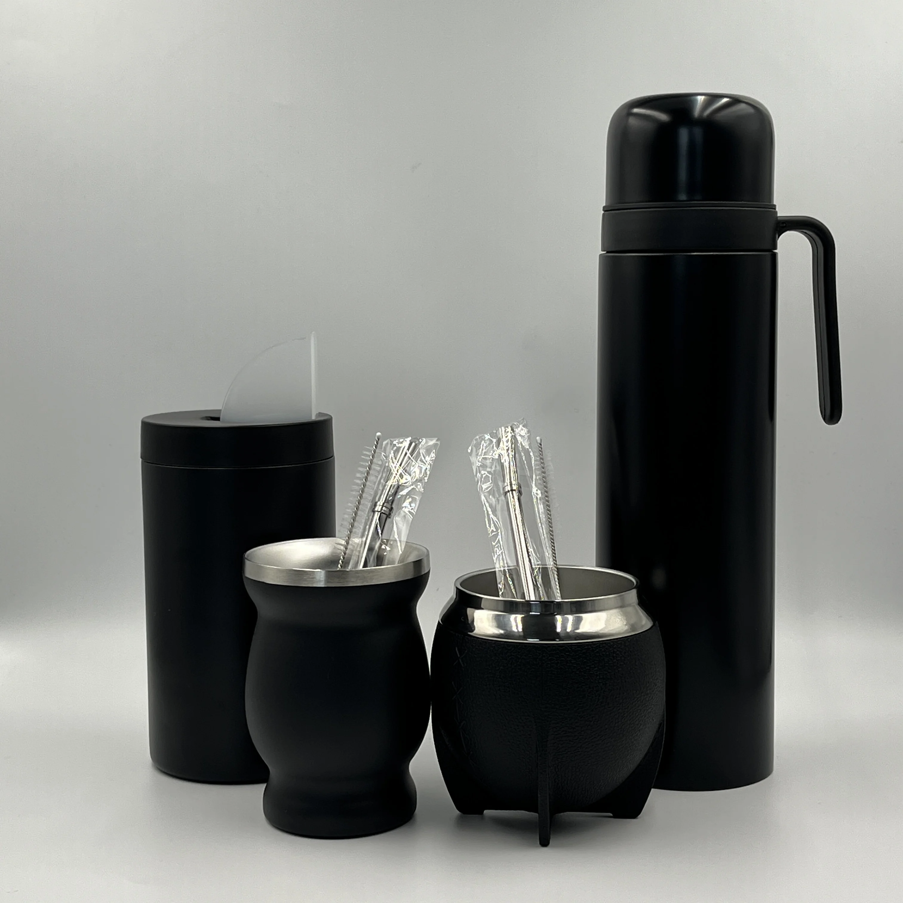 Набор для приготовления тыквы yerba mate из нержавеющей стали