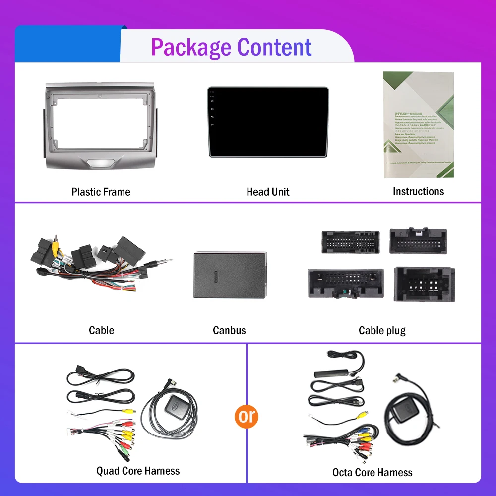 Car Radio For Ford Everest 2015-2018 2Din Android Autoradio Car Stereo DVD GPS Navigation Player Multimedia Android Auto Carplay