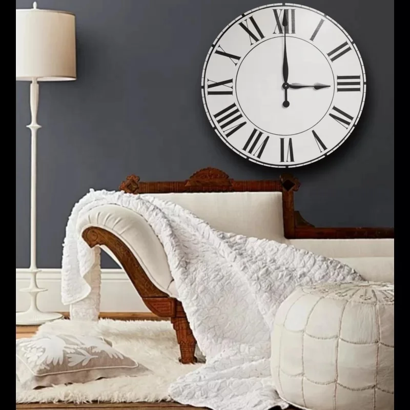 Оптовая продажа, декоративные настенные часы 24 дюйма, 60 см