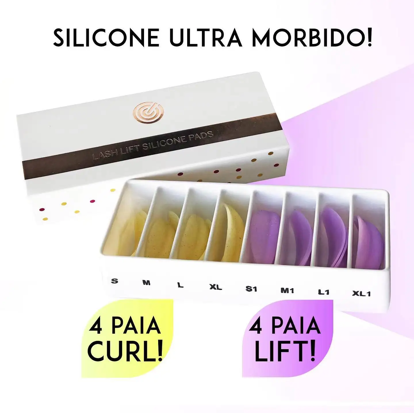 Hot Selling Soft Lash lift Silicon Pads Reusable inlei Lash Lift Eye rods For Lash Lift Tool