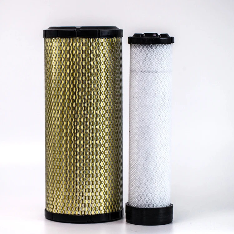 High efficiency air filter cartridge kits for kubota excavator spare parts