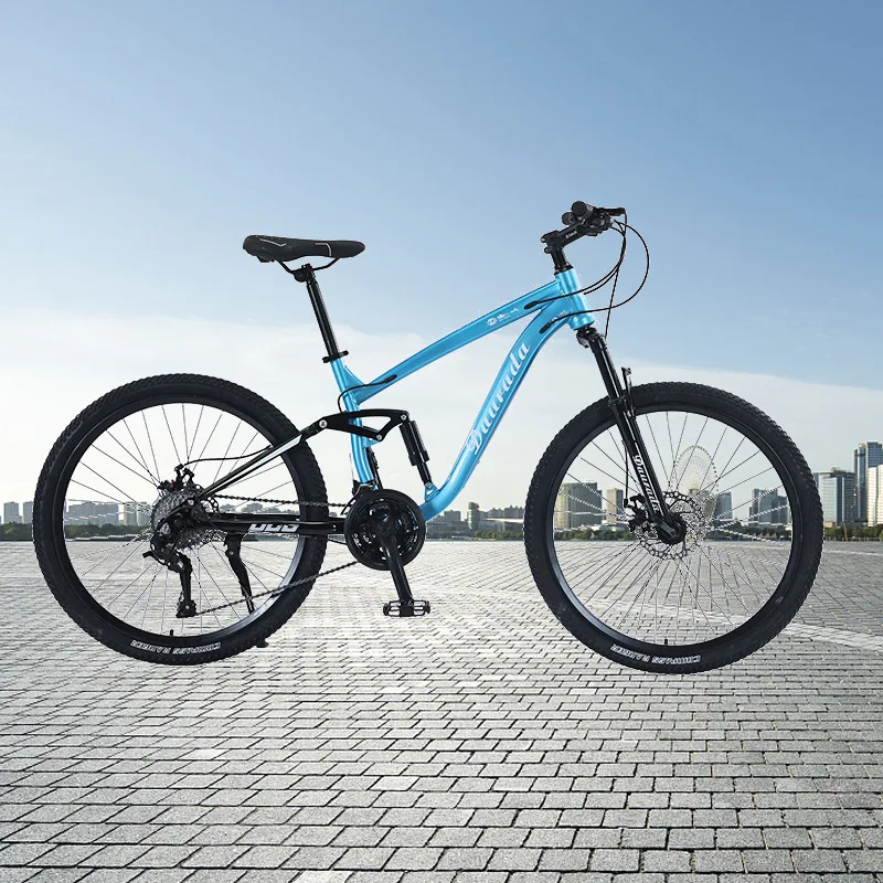 26 Inch 27 speed full shockingproof frame disc brake cycle mountain bikes adult bike
