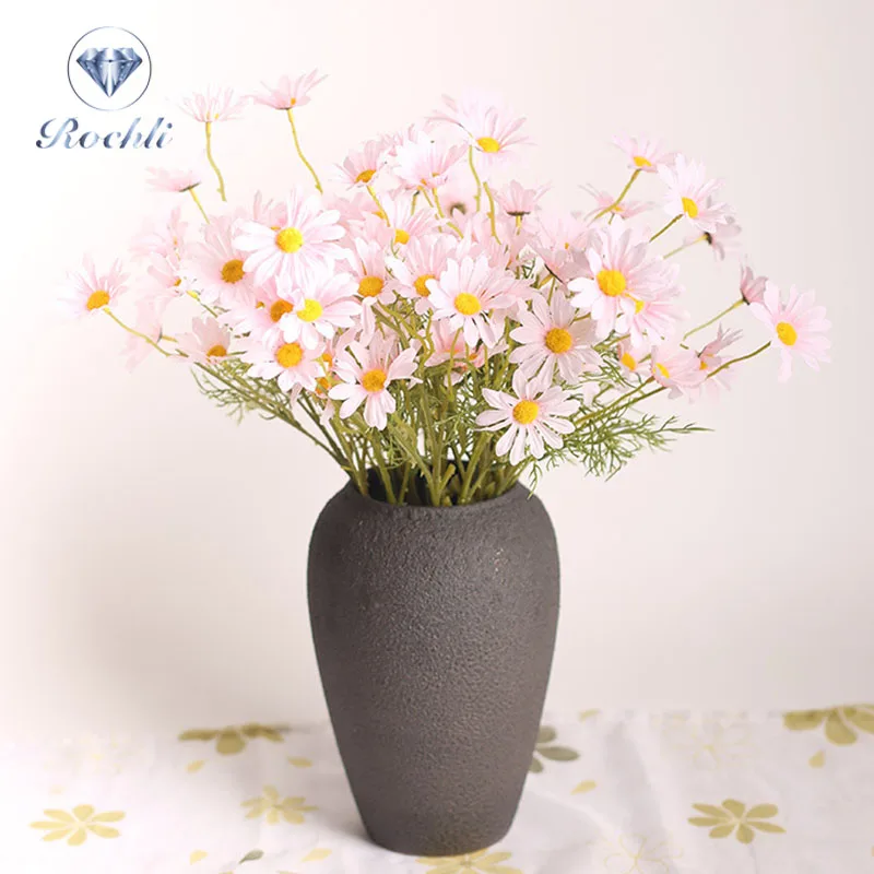 2022 New Small Daisy Flower Artificial Flower Chamomile Home Decoration Arrangement Dutch Chrysanthemum Silk Flower
