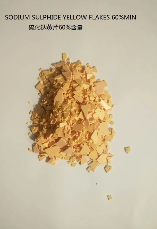 sodium suphide flakes 60%min fe:10-1500ppm