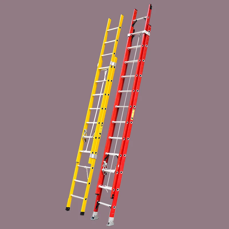 7.2 m 28- foot glassfiber extension ladder with capacity 330 pound