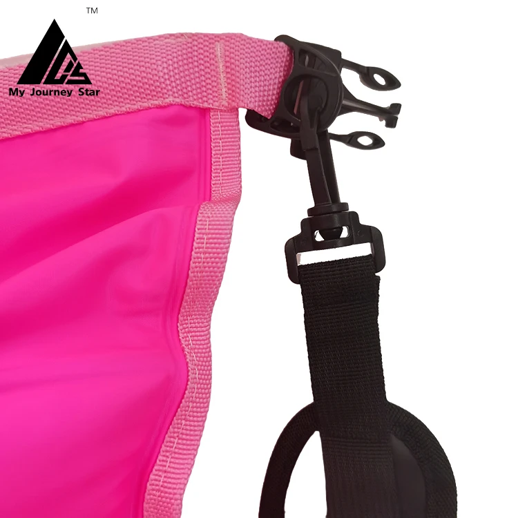 Custom Safety 28L 35L big Volume Swimming Floating Buoyancy Bag Swimming Pool Buoy bag with LED lamp strip backpack diving