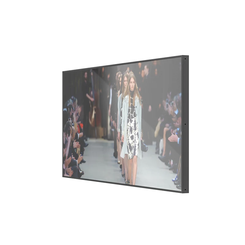 32 43 55 Inch High Brightness 3000Nits Advertising Restaurant Menu Board Display Showing Window Advertising LCD Digital Signage