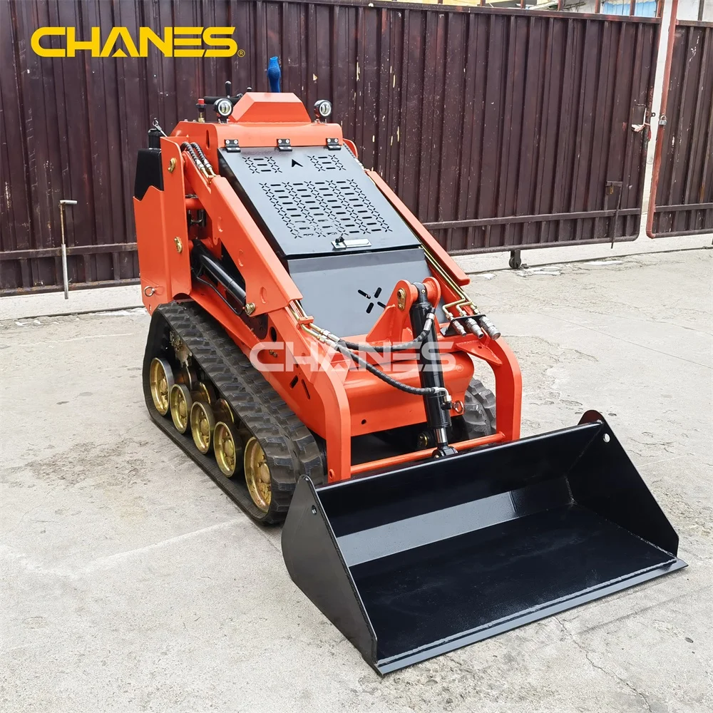 Kubota EPA engine diesel power mini crawler loader mini track loader on promotion customized orange color