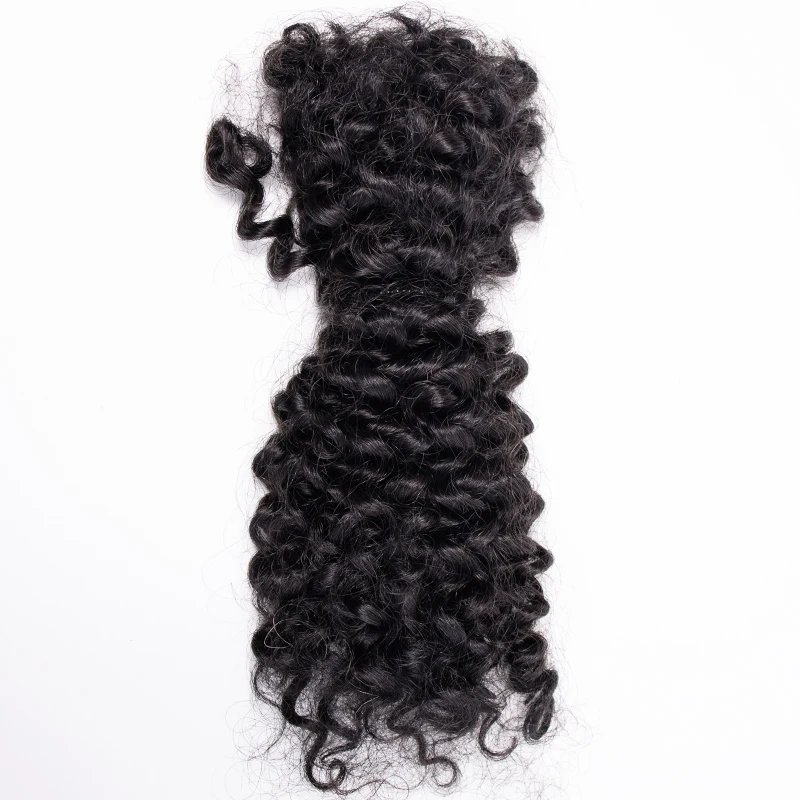Soft 4A Human Hair Bulk Curly Human Hair For Dreadlocks For Crochet 100% Human Hair Extension