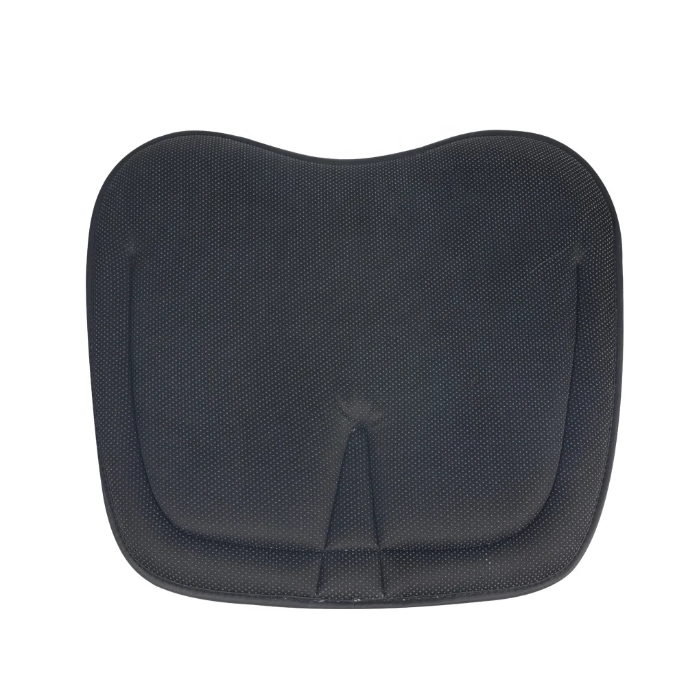 Customized Black Ergonomic Orthopedic Gel Comfort Therapeutic Memory Foam Car Seat Support Cushion