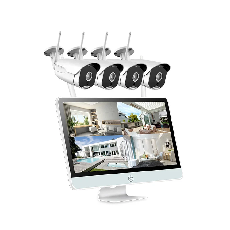 4ch Cctv Camera System 5mp Nvr Kit Poe Camera System Cctv Kit 4 Camera Poe