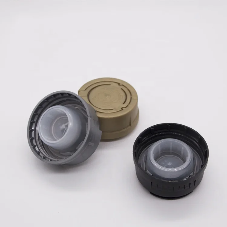 38-400 plastic screw spout cap for plastic bottle,plastic engine oil spout lid 1l lubricant bottle caos