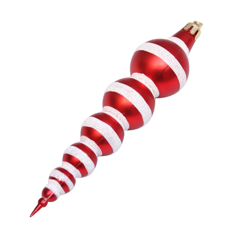 14cm painted gourd ball, red plastic ball