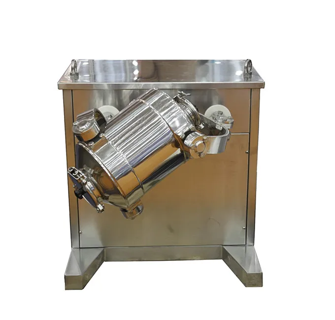 CE industrial 3d three dimensional food powder mixer mixing machine stainless steel lab chemical rotation blender equipment