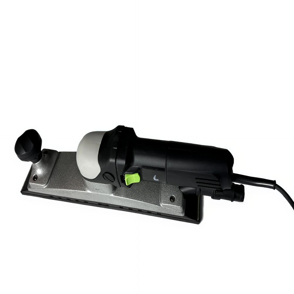 70x400mm Central Vacuum Orbital Sander 800W Electric Variable Speed Square Long Base for Industrial Woodworking