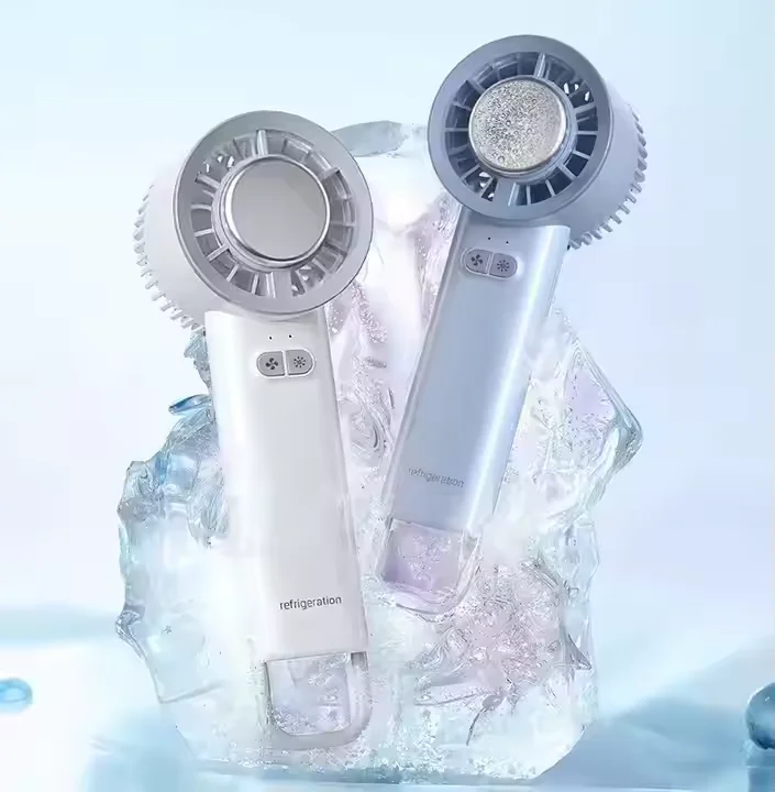 2024 New Style Summer Fan usb Handheld Spray refrigeration fan Portable Mini electric fan