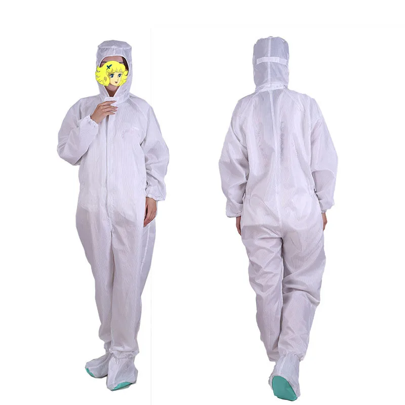 S-6XL Reusable ESD Coverall Class 100 class 1000 Cleanroom Clothes