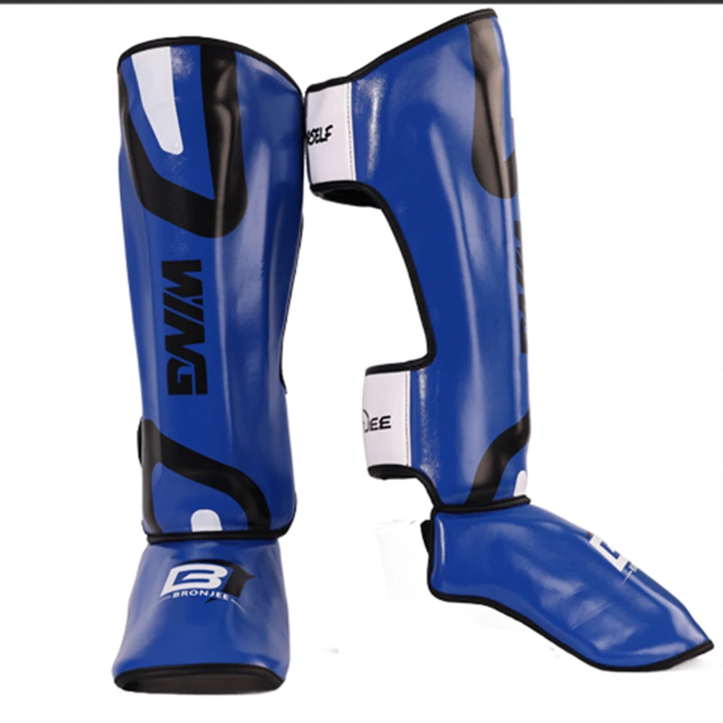 2023 boxing shin guard combat training Shin Instep Ankle Protector MMA Muay Thai Training Leg Warmers Light Kicking Shin Pads