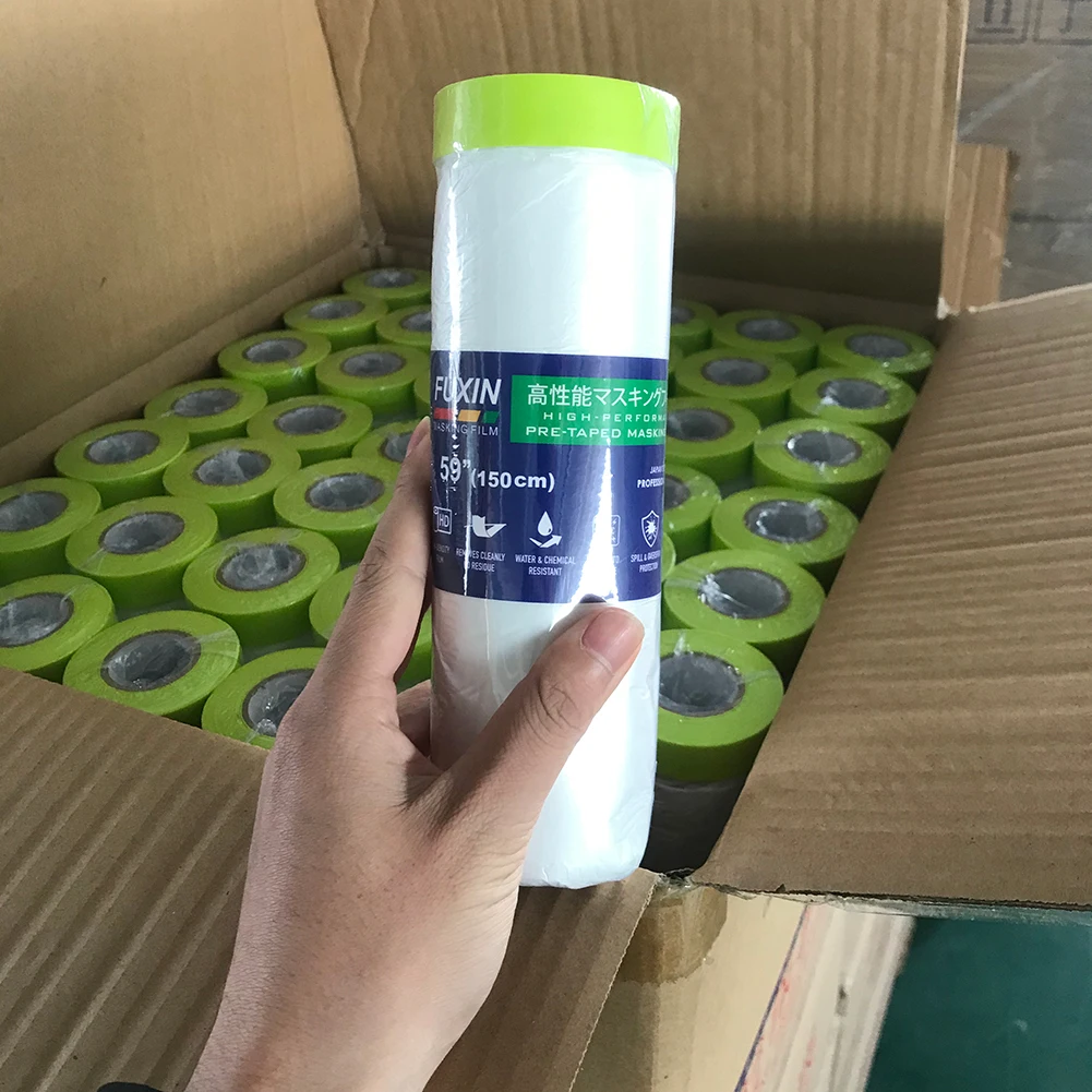 Masking Tape Poly Film Painting Cover Sheet Pull Down STRONG UV 270cm / 15 metre