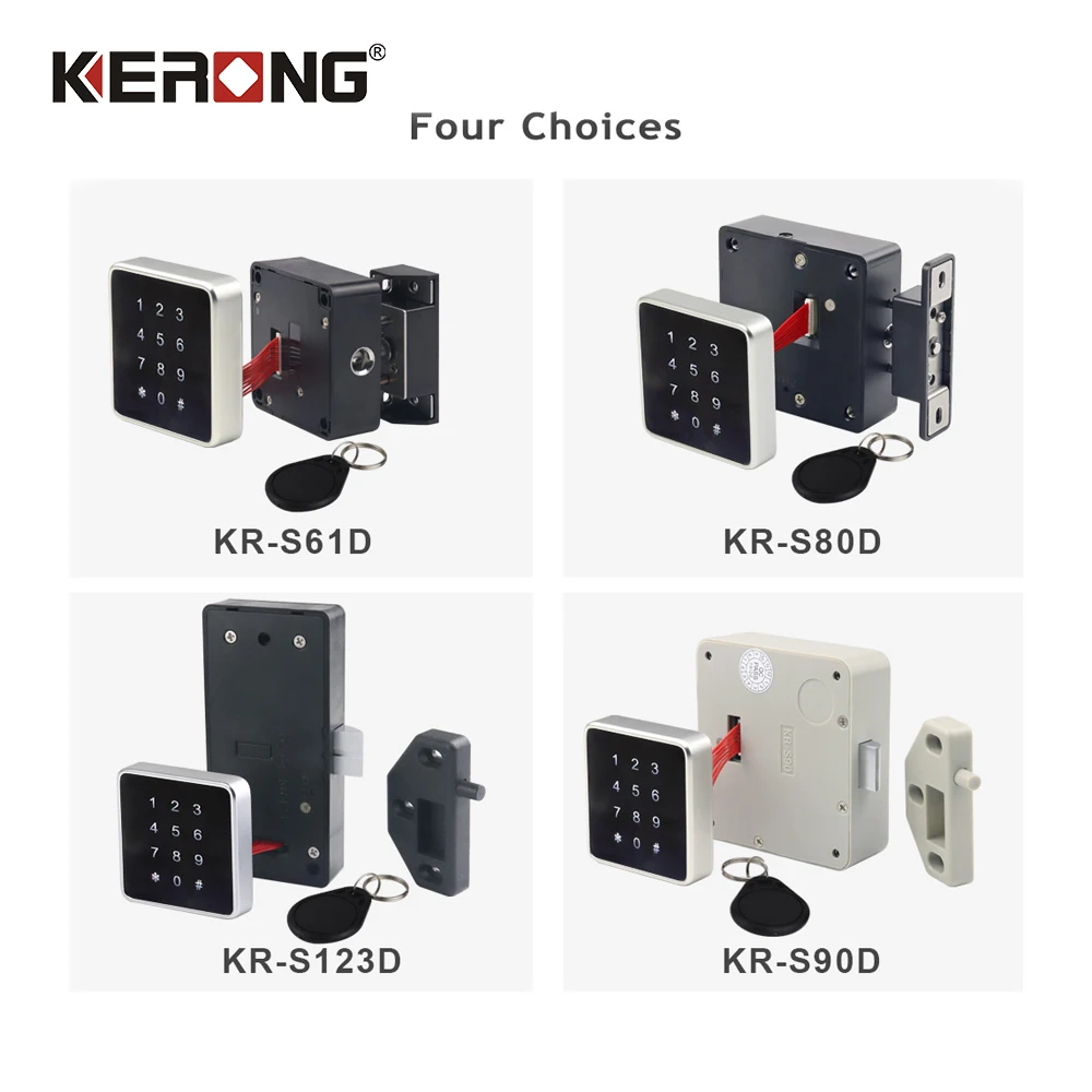 KERONG Home Electronic Smart Technology Safe Box Digital Password RFID Card Reader Drawer Lock for  Furniture