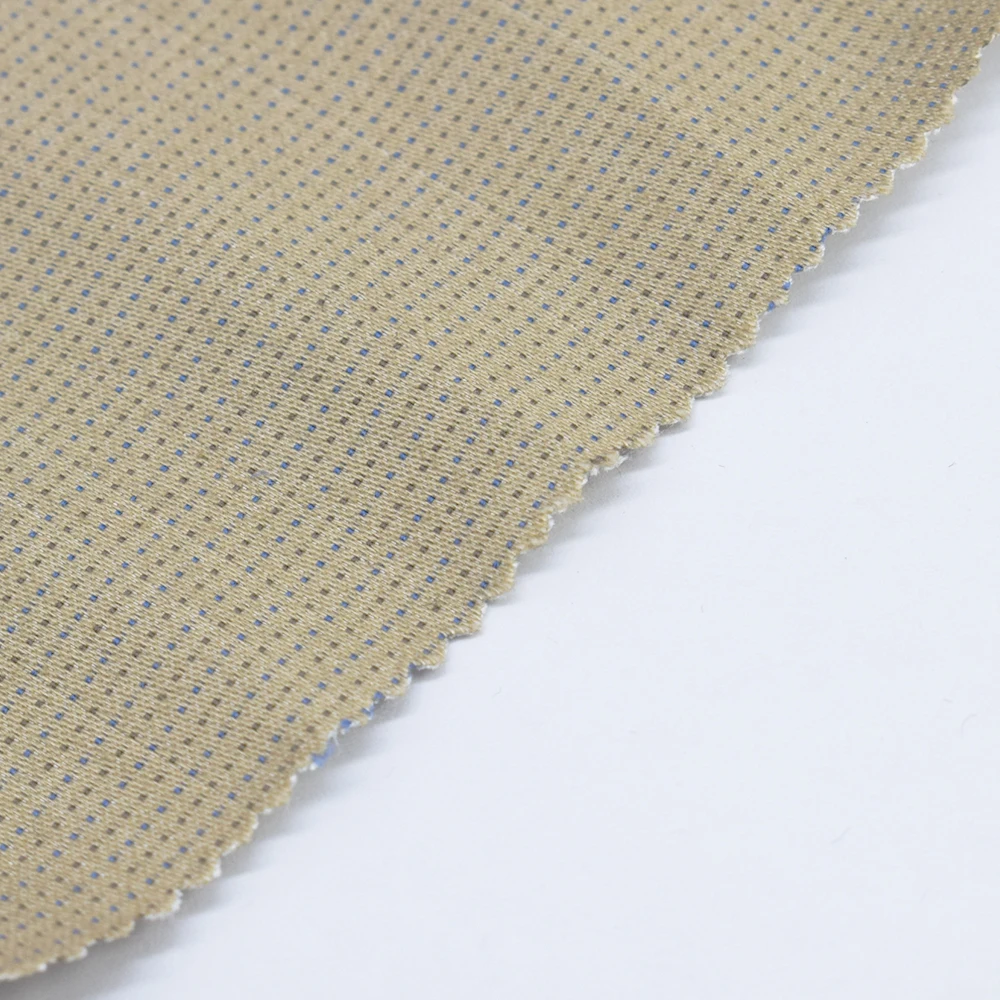 
stock lot woven yarn dyed twill cotton textile for men pants 