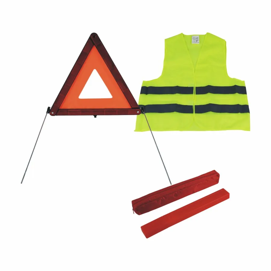 
Wholesale Premium Professional Reflective Road Traffic Car Emergency Warning Triangle Kit 