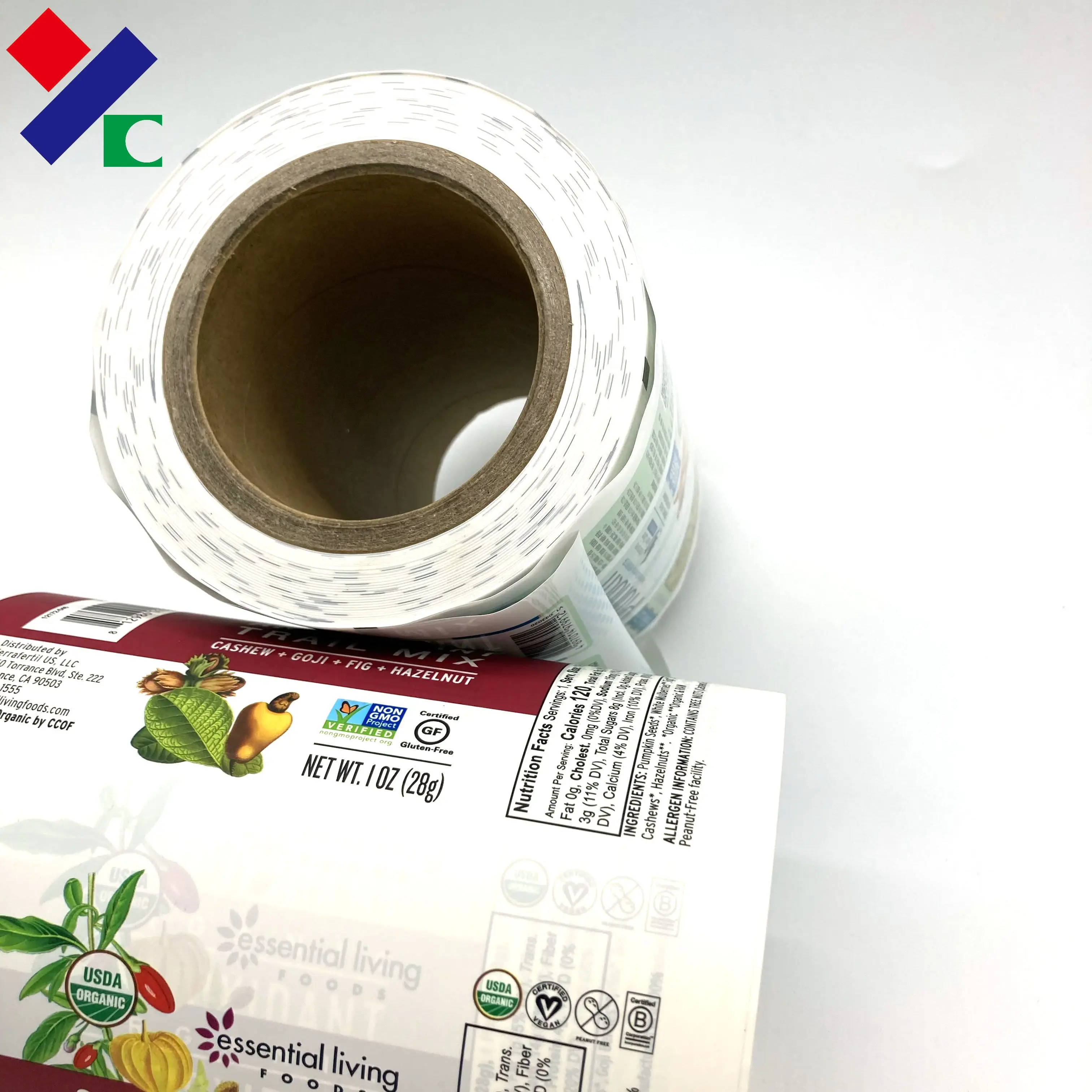 Twistable PET пленка конфеты упаковка твист металлизированная пленка, пищевая упаковка Металлизированная opp пленка