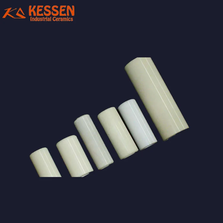 External threaded alumina zirconia ceramic tube