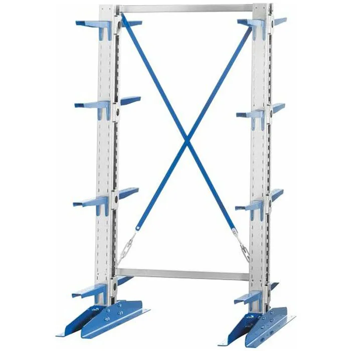 Adjustable Arm Shelves Heavy Duty Steel Metal Stacking Warehouse Storage Cantilever Rack