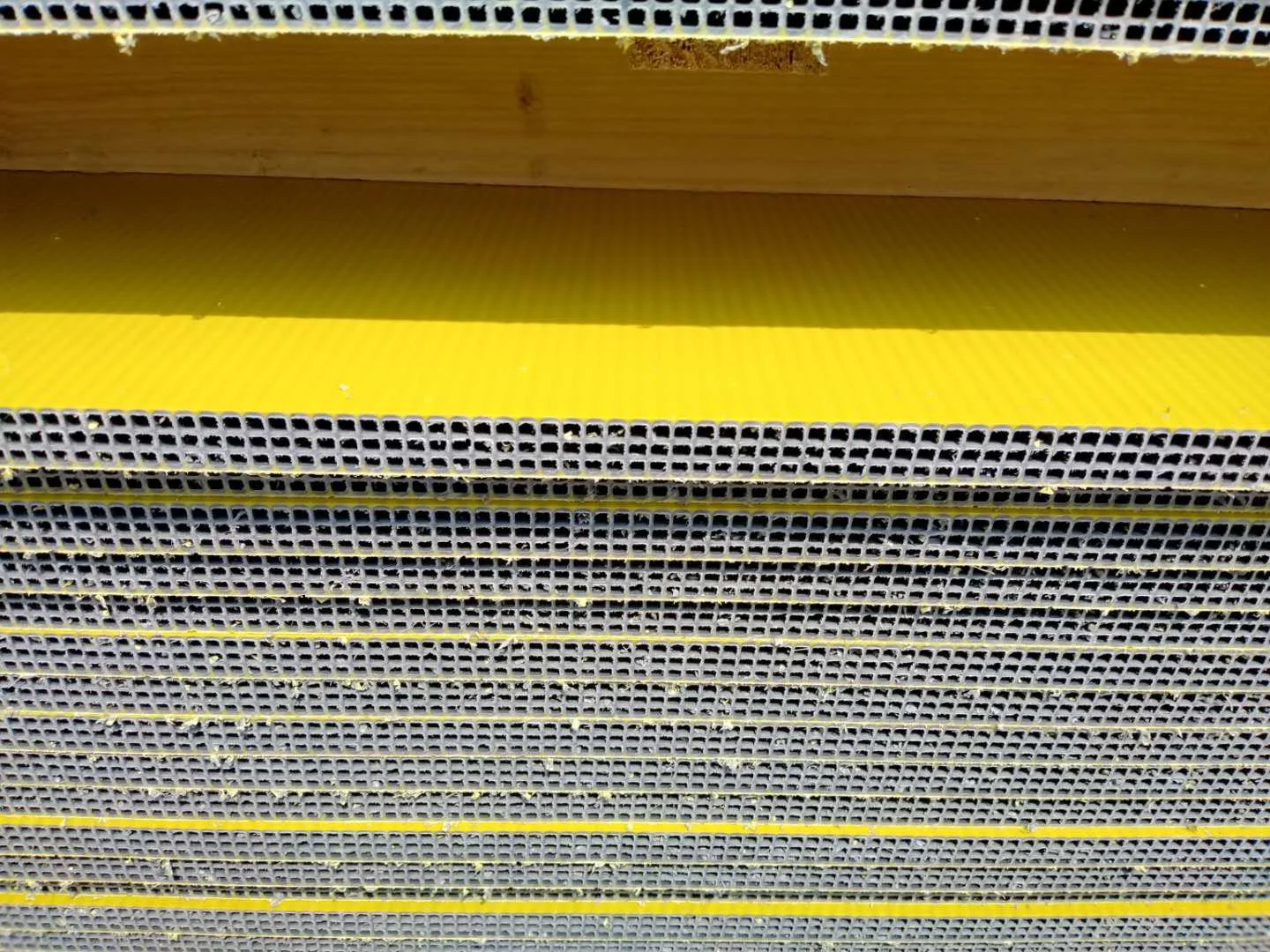  Green color 60 times reuse plastic construction shuttering panels pp concrete