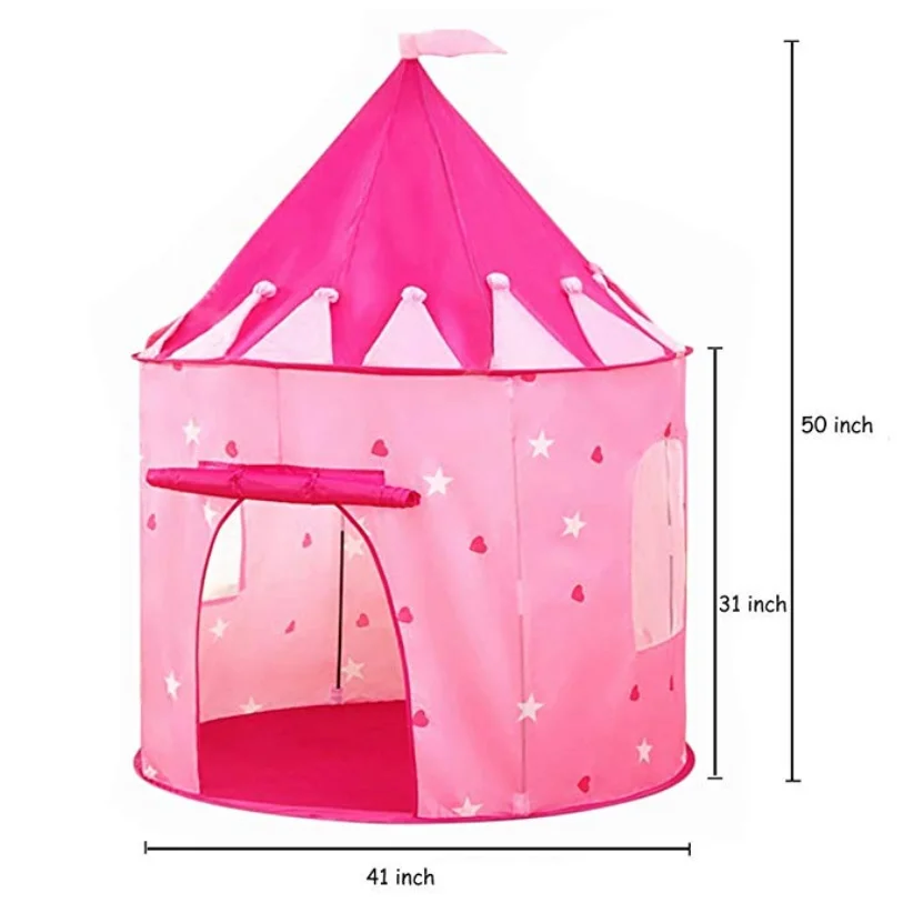 Замок принцессы принца, выдвижная палатка, вигвам, игровая комната для детей, Игровая палатка