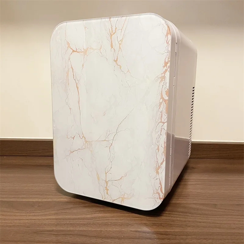 Lowest Price Portable 10L Capacity Tempered Glass Fresh Refrigeration Ce Rohs Mini Cooler Car Refrigerator For Yacht Truck