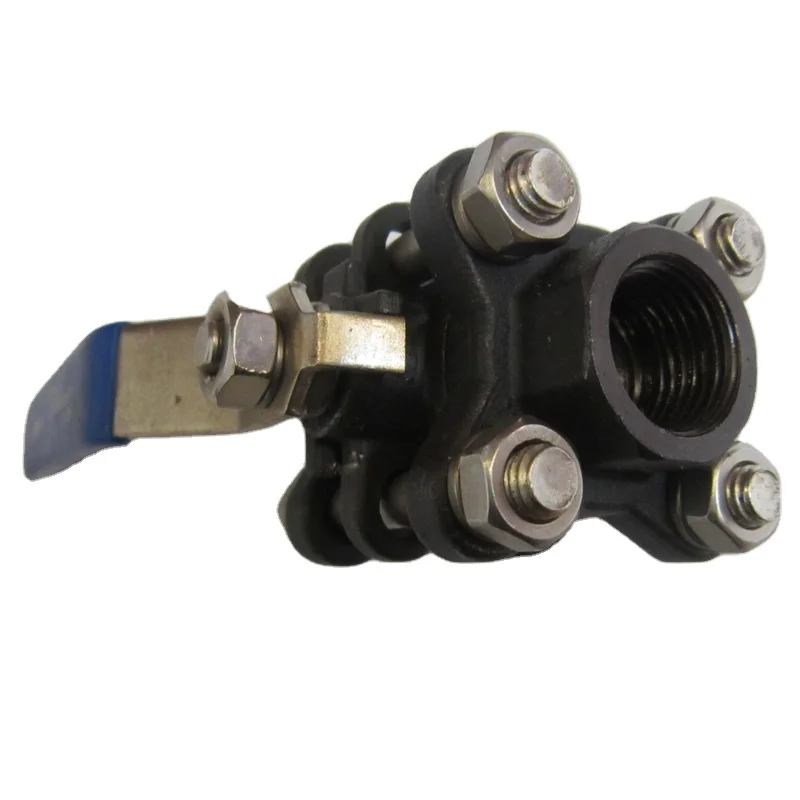 Carbon Steel 3 PC Thread Ball Valve with 1000 Wog